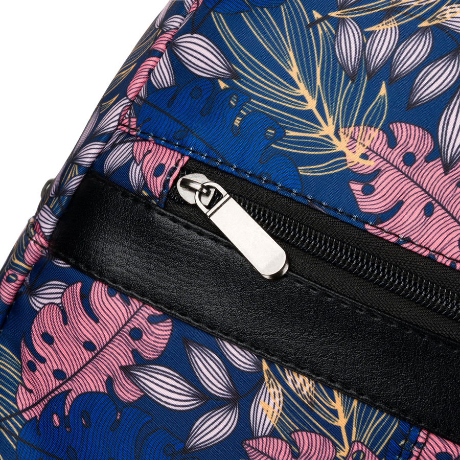 Plecak damski z poliestru, zawieszony na regulowanych szelkach i uchwycie na dłoń - Rovicky - obrazek 6