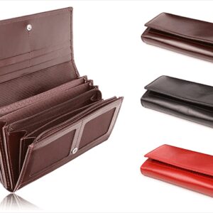 Duży skórzany portfel damski PPD5