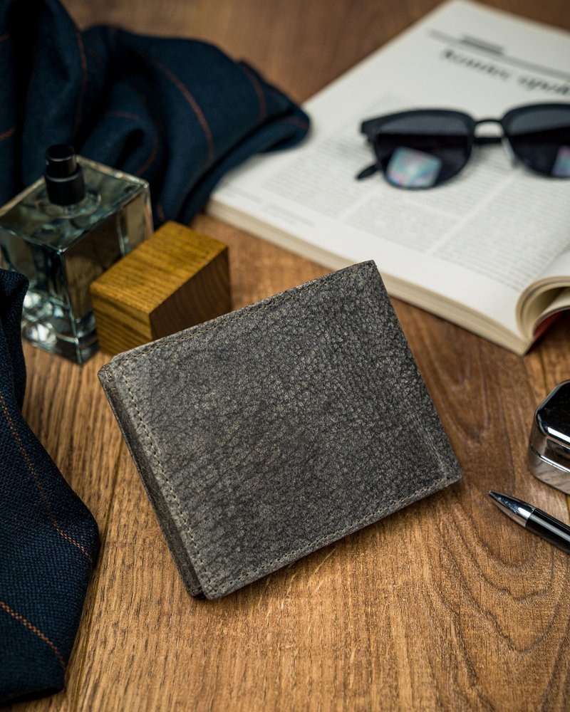 Piękny kolorowy, skórzany portfel męski - Forever Young® - obrazek 3