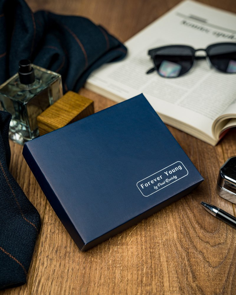 Piękny kolorowy, skórzany portfel męski - Forever Young® - obrazek 7