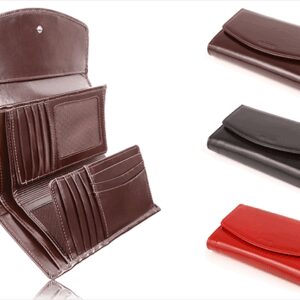 Duży skórzany portfel damski PPD6