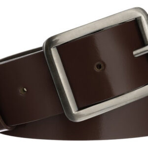 Szeroki pasek damski z metalową sprzączką - Rovicky