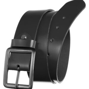 Szeroki pasek damski z metalową sprzączką - Rovicky