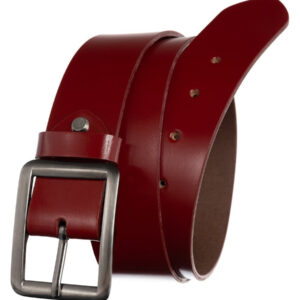 Szeroki pasek damski z metalową sprzączką - Rovicky