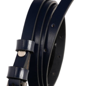 Wąski, skórzany pasek damski ze sprzączką, do sukienki - Rovicky