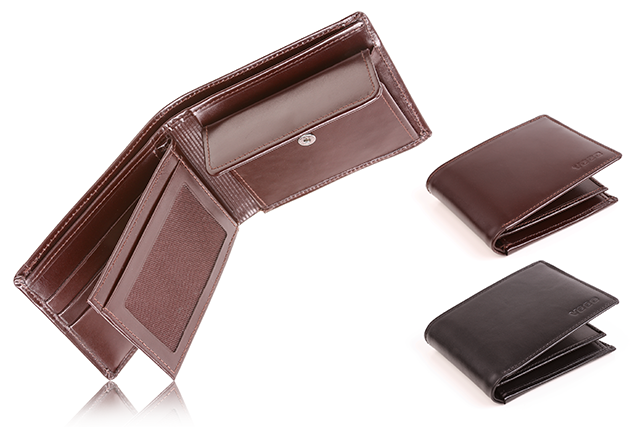 Skórzany portfel męski PPM6 - obrazek 3