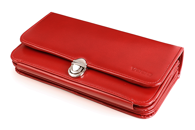 Portfel skórzany damski z rączką PPD1 - obrazek 9