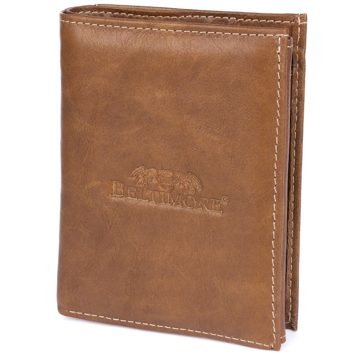 Portfel skórzany brąz vintage RFiD Beltimore G76