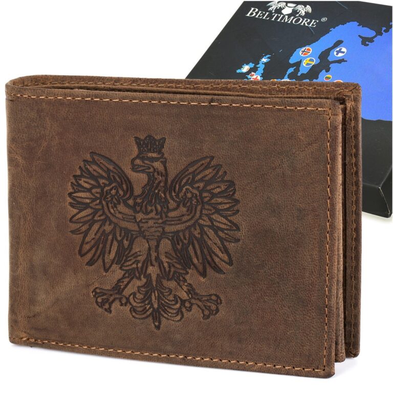 Portfel skórzany męski RFiD Beltimore R92 - elegancja i bezpieczeństwo