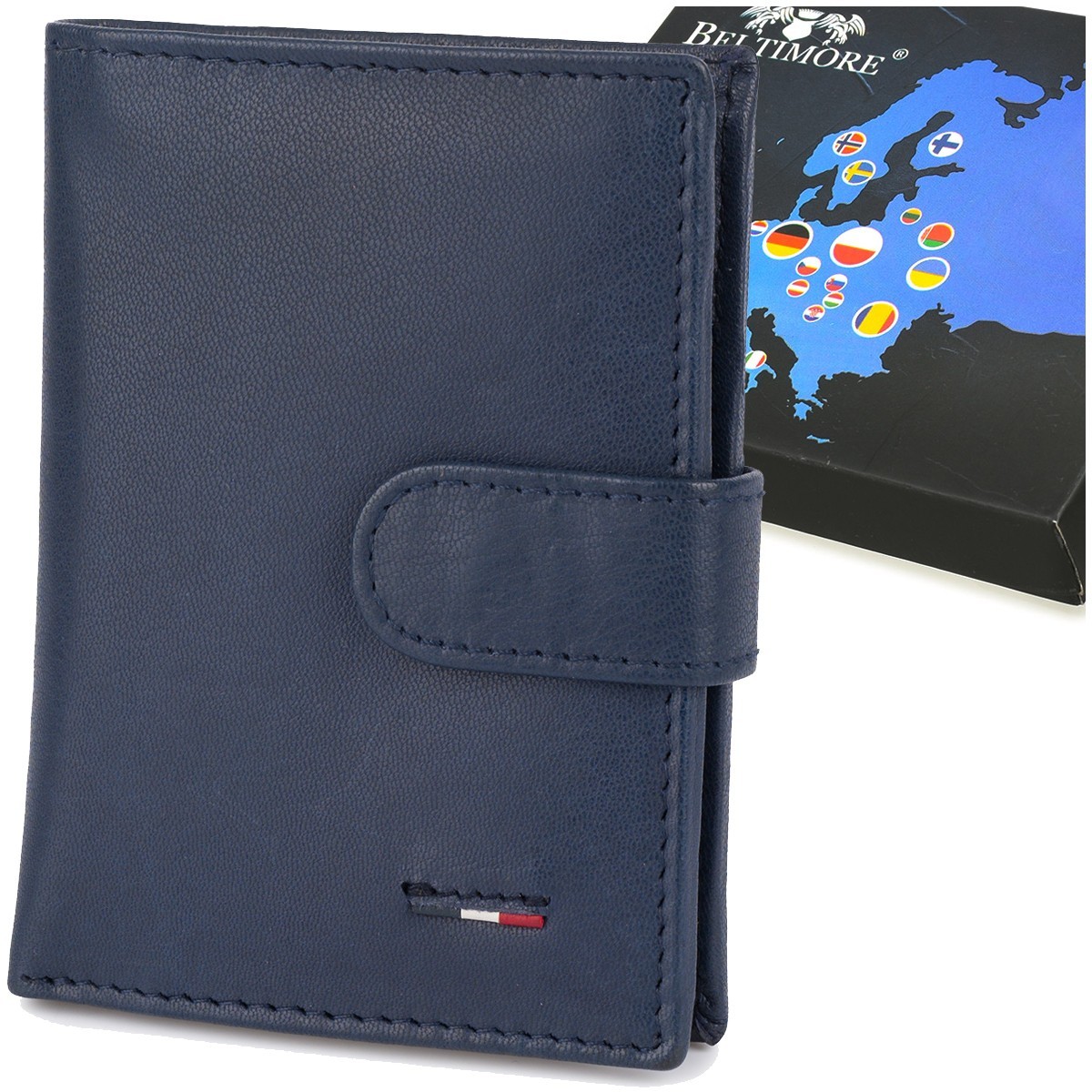 Skórzany portfel RFiD Beltimore D53 must-have stylu