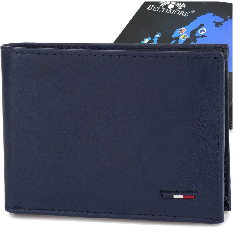 Portfel skórzany męski RFiD Beltimore D54 elegancja i bezpieczeństwo