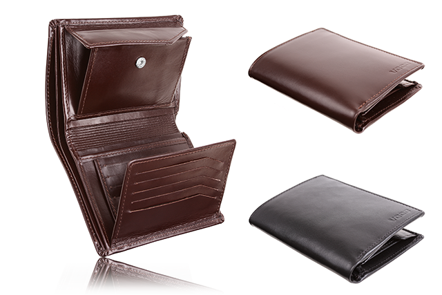 Skórzany portfel męski PPM2 elegancja i funkcjonalność