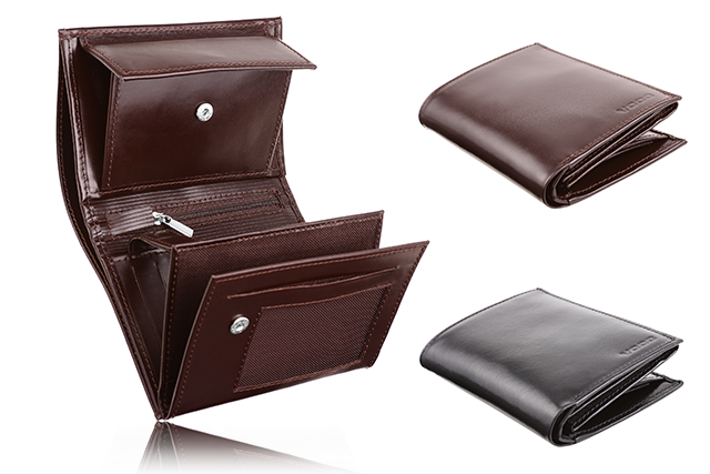 Skórzany portfel męski PPM4 elegancja i funkcjonalność