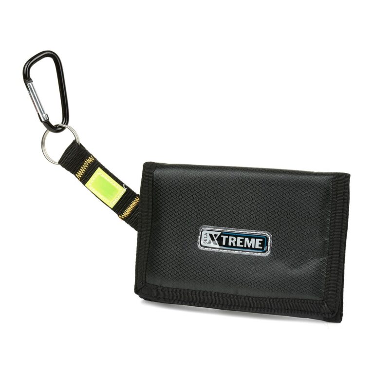 Czarny portfelik młodzieżowy Xtreme E23 z rzepem